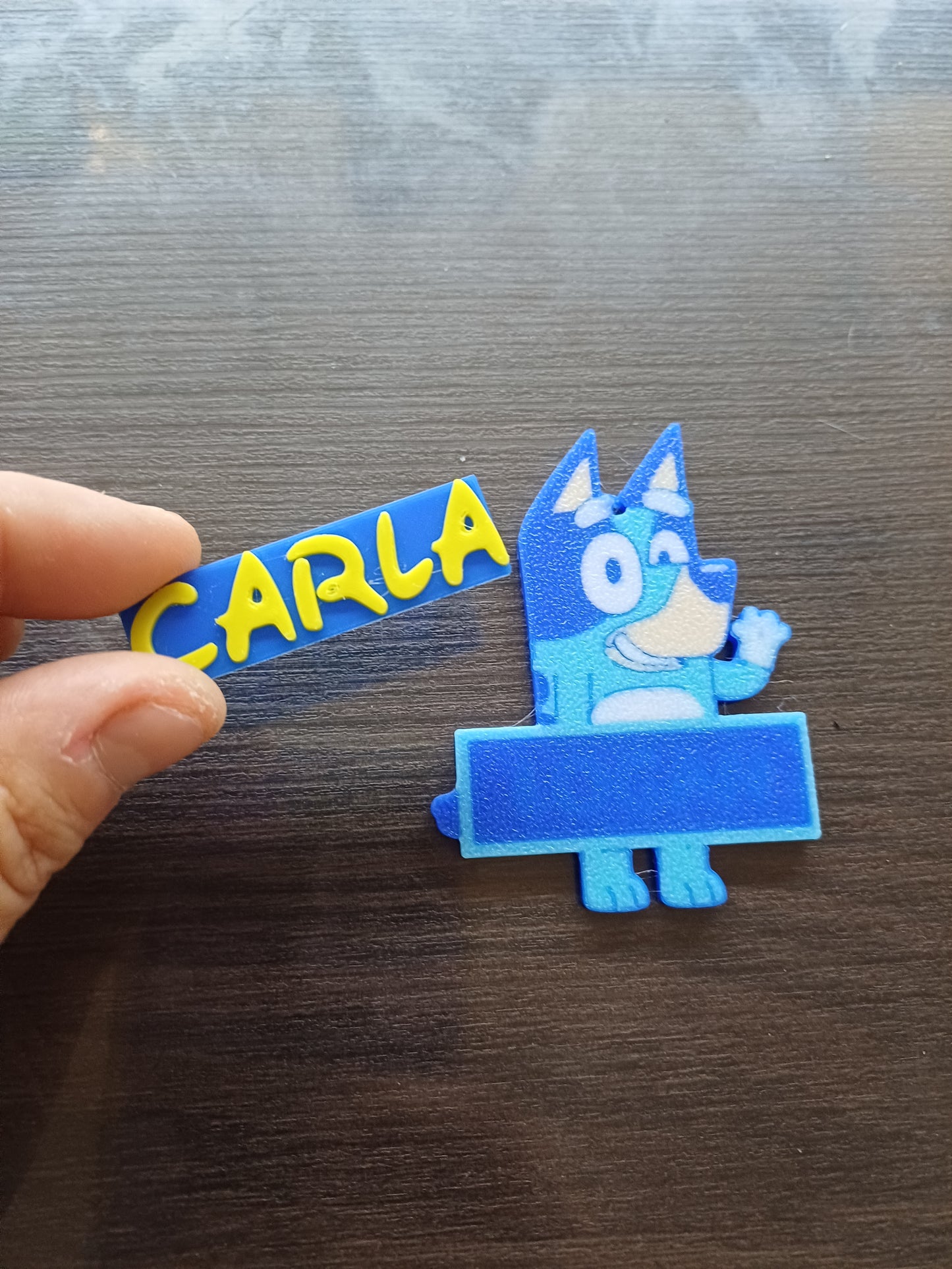 Llavero Bluey personalizable