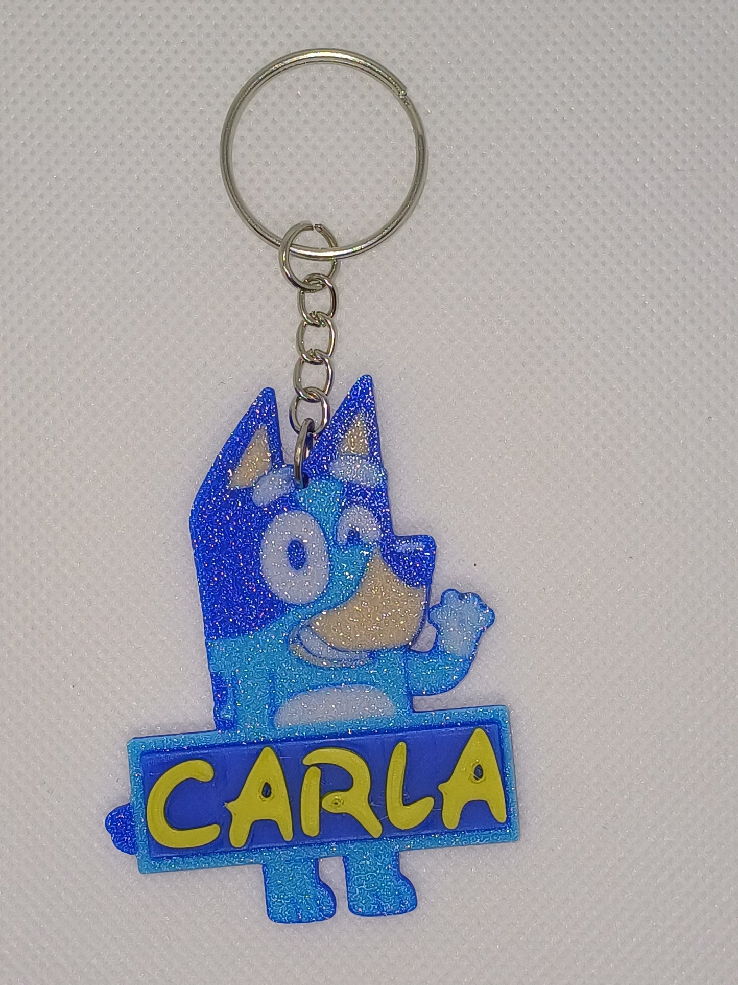 Llavero Bluey personalizable
