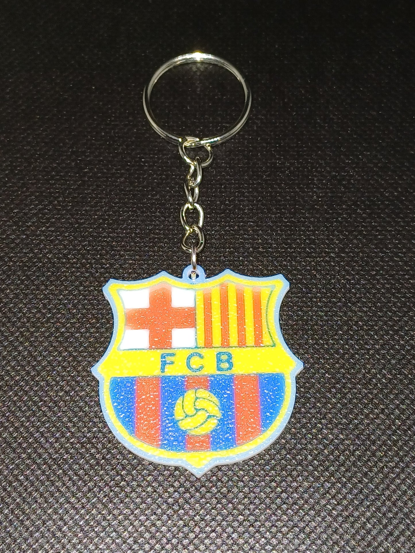 Customizable FC Barcelona keychain