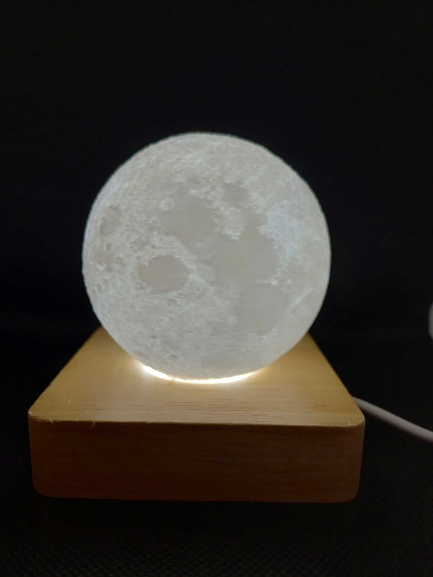 Lámpara de Luna con Foto o Texto Personalizada – Regalo Único